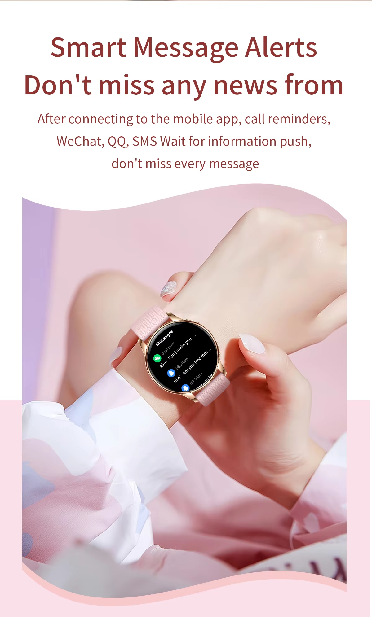 Reloj Mujer DW26 Smartwatch Elegante