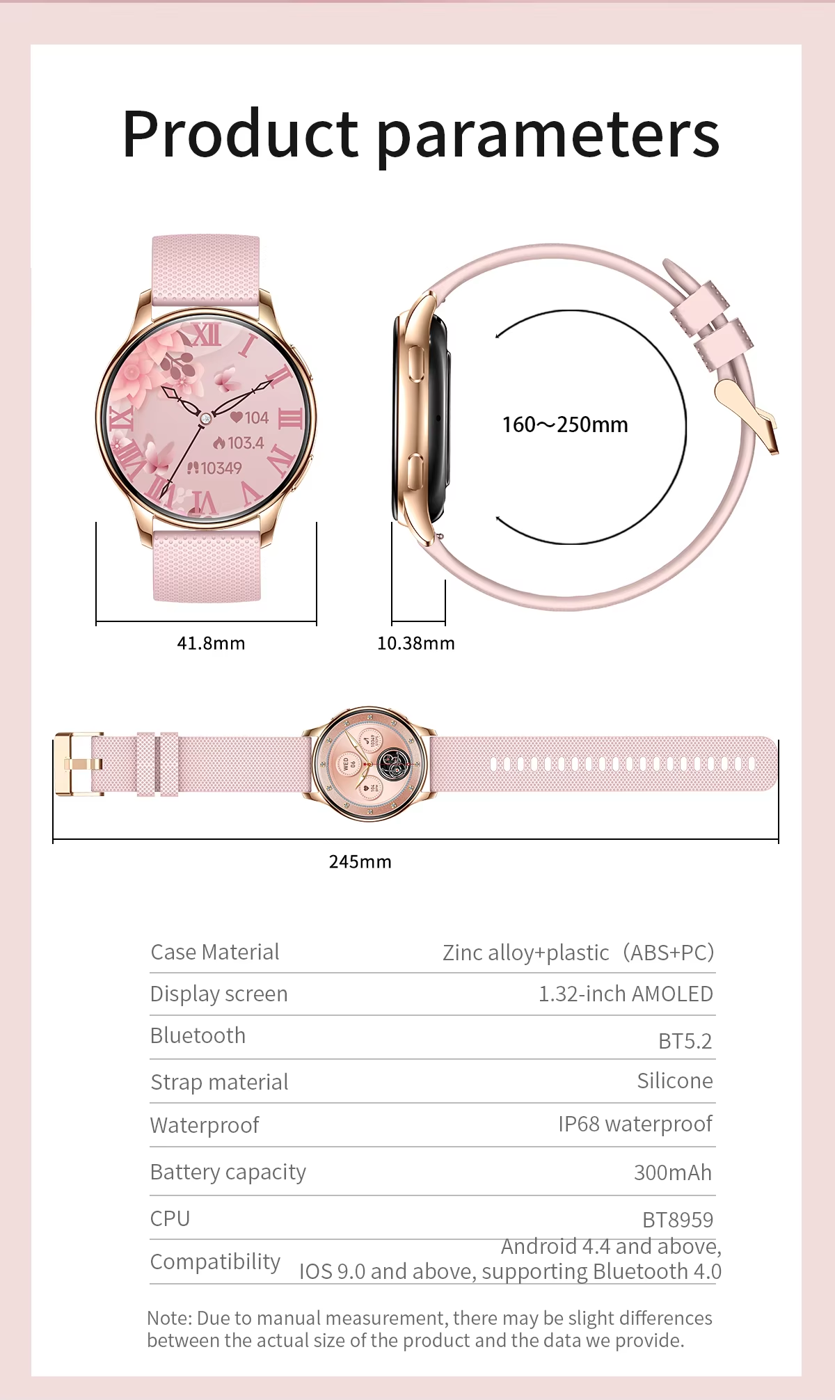 Reloj Mujer DW26 Smartwatch Elegante
