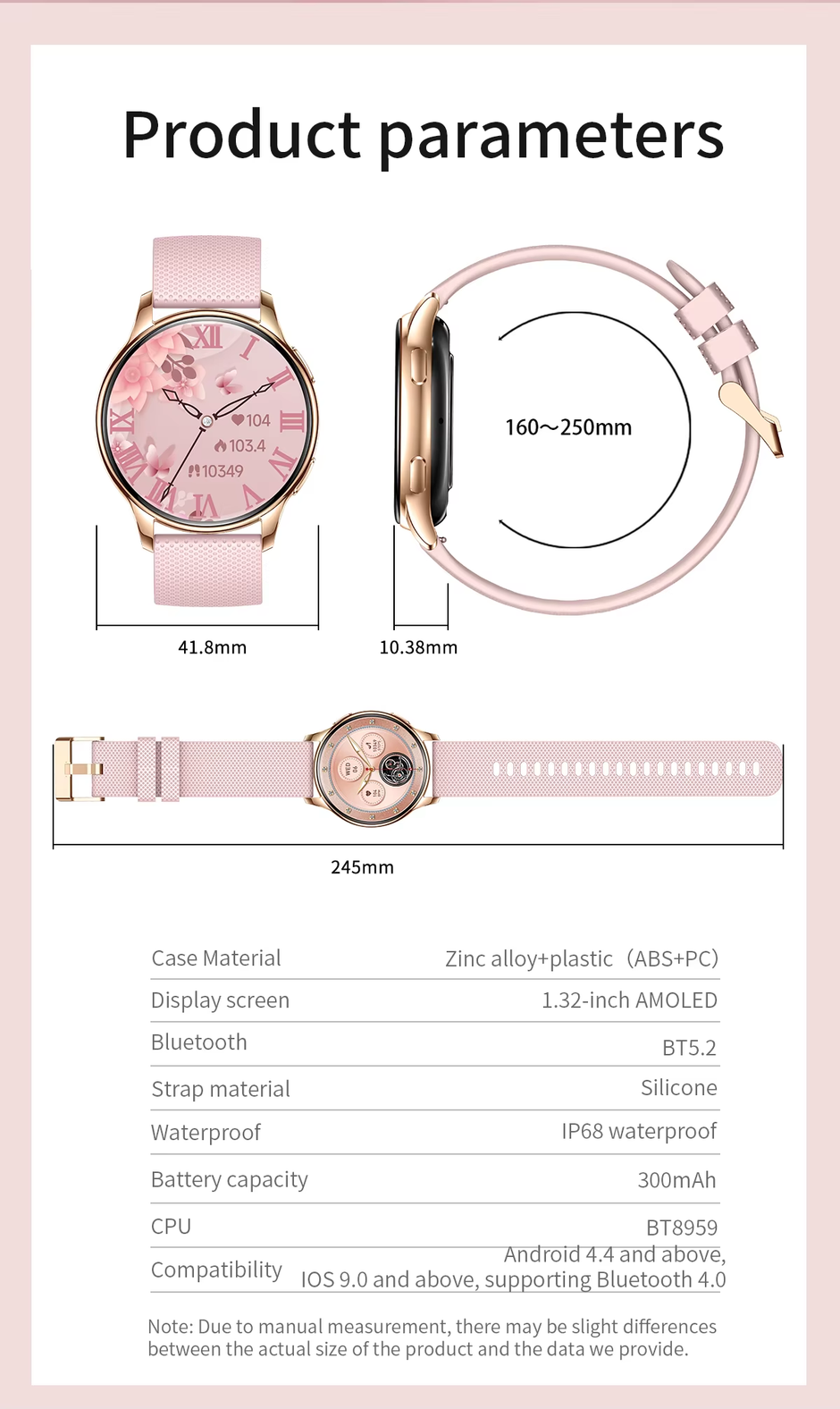 Reloj Mujer DW26 Smartwatch Elegante