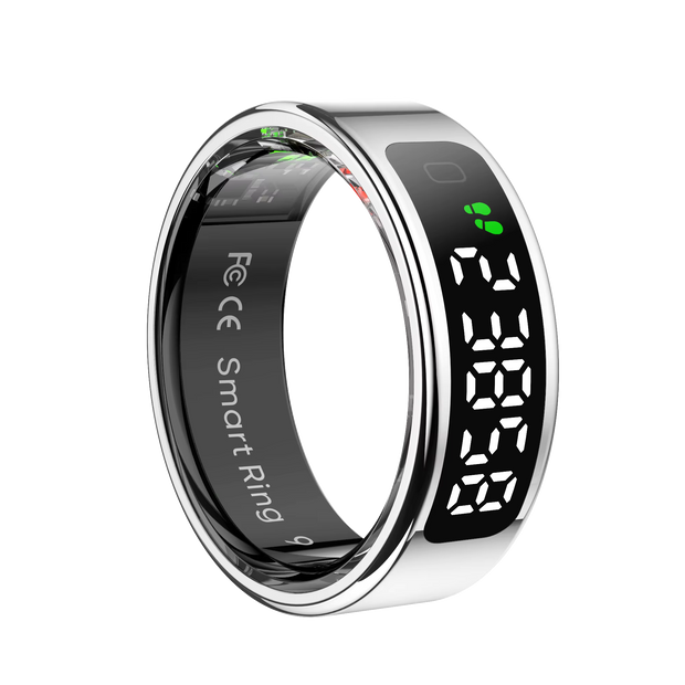 Anillo Inteligente R11 | Monitor Cardíaco, SpO2, Sueño y Actividad | 5ATM | QRing | Acero Inoxidable