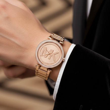 Michael Kors MK5865 Parker Oro Rosa 39 mm